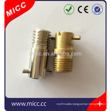 MICC Brass ni plated thread 1/4" BSP Adaptor